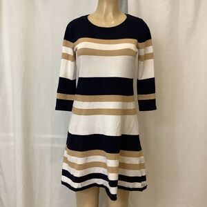 Small, Tricolor, Casual Dress. #CarolRose